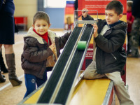 Obraz przedstawiający Dni otwarte lubaczowskiego Zespołu Szkół - najpopularniejszy "Kopernik"