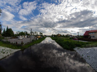 Obraz przedstawiający Rzeki w Lubaczowie coraz wyżej - zobacz zdjęcia