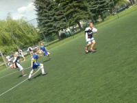 Obraz przedstawiający Młodzi piłkarze MOS Lubaczów pokonali "towarzysko" swoich rówiesników z Ukrainy