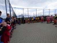 Obraz przedstawiający Straż graniczna z Pucharem Wójta Gminy Lubaczów