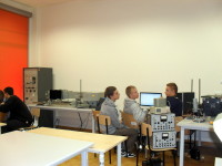 Obraz przedstawiający "Młodzi naukowcy" z Liceum Ogólnokształcącego w Lubaczowie