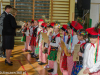 Obraz przedstawiający Pasowanie na uczniów w Szkole Podstawowej w Dachnowie - zdjęcia