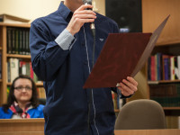 Obraz przedstawiający Wieczór poezji francuskiej w MBP w Lubaczowie - zobacz zdjęcia