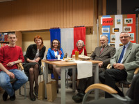 Obraz przedstawiający Wieczór poezji francuskiej w MBP w Lubaczowie - zobacz zdjęcia