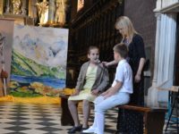 Obraz przedstawiający Uczniowie Zespołu Placówek im. Jana Pawła II wystąpili w Katedrze Lwowskiej