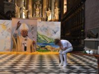 Obraz przedstawiający Uczniowie Zespołu Placówek im. Jana Pawła II wystąpili w Katedrze Lwowskiej