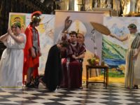 Obraz przedstawiający Uczniowie Zespołu Placówek im. Jana Pawła II wystąpili w Katedrze Lwowskiej