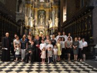 Obraz przedstawiający Uczniowie Zespołu Placówek im. Jana Pawła II wystąpili w Katedrze Lwowskiej