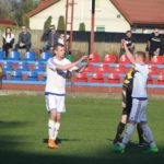 Obraz przedstawiający O klasa: Grad bramek w Narolu, przegrana Pogoni-Sokoła