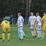 Obraz przedstawiający O klasa: Grad bramek w Narolu, przegrana Pogoni-Sokoła