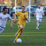 Obraz przedstawiający O klasa: Grad bramek w Narolu, przegrana Pogoni-Sokoła