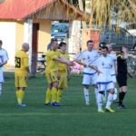 Obraz przedstawiający O klasa: Grad bramek w Narolu, przegrana Pogoni-Sokoła