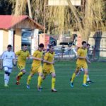 Obraz przedstawiający O klasa: Grad bramek w Narolu, przegrana Pogoni-Sokoła