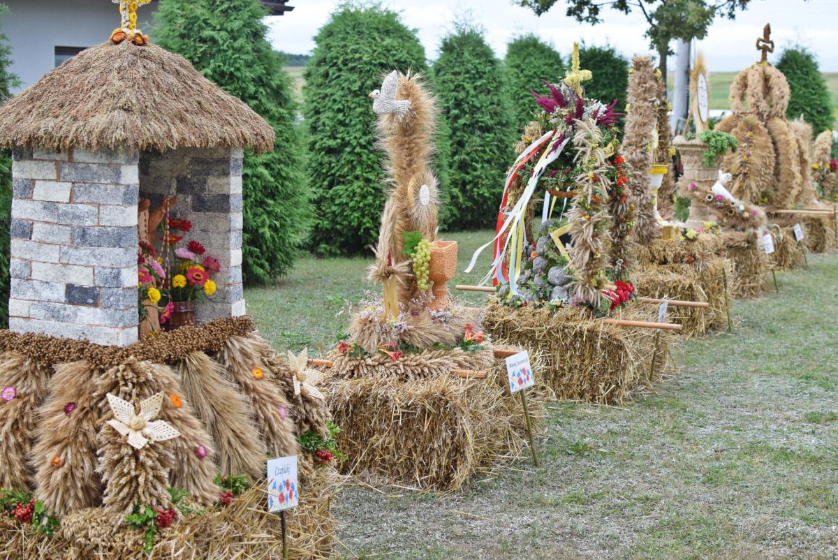 Obraz przedstawiający Dożynki Gminy Wielkie Oczy [ZDJĘCIA]