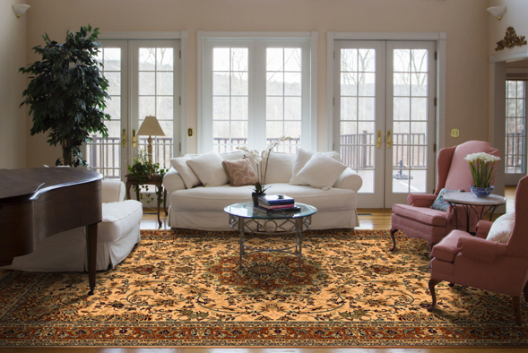 Obraz przedstawiający Dywan w salonie – jak go dobrać do wnętrza?