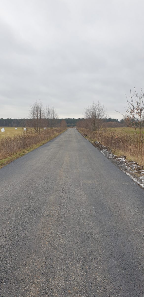 Obraz przedstawiający Droga "do leśniczówki" w Nowym Dzikowie po remoncie