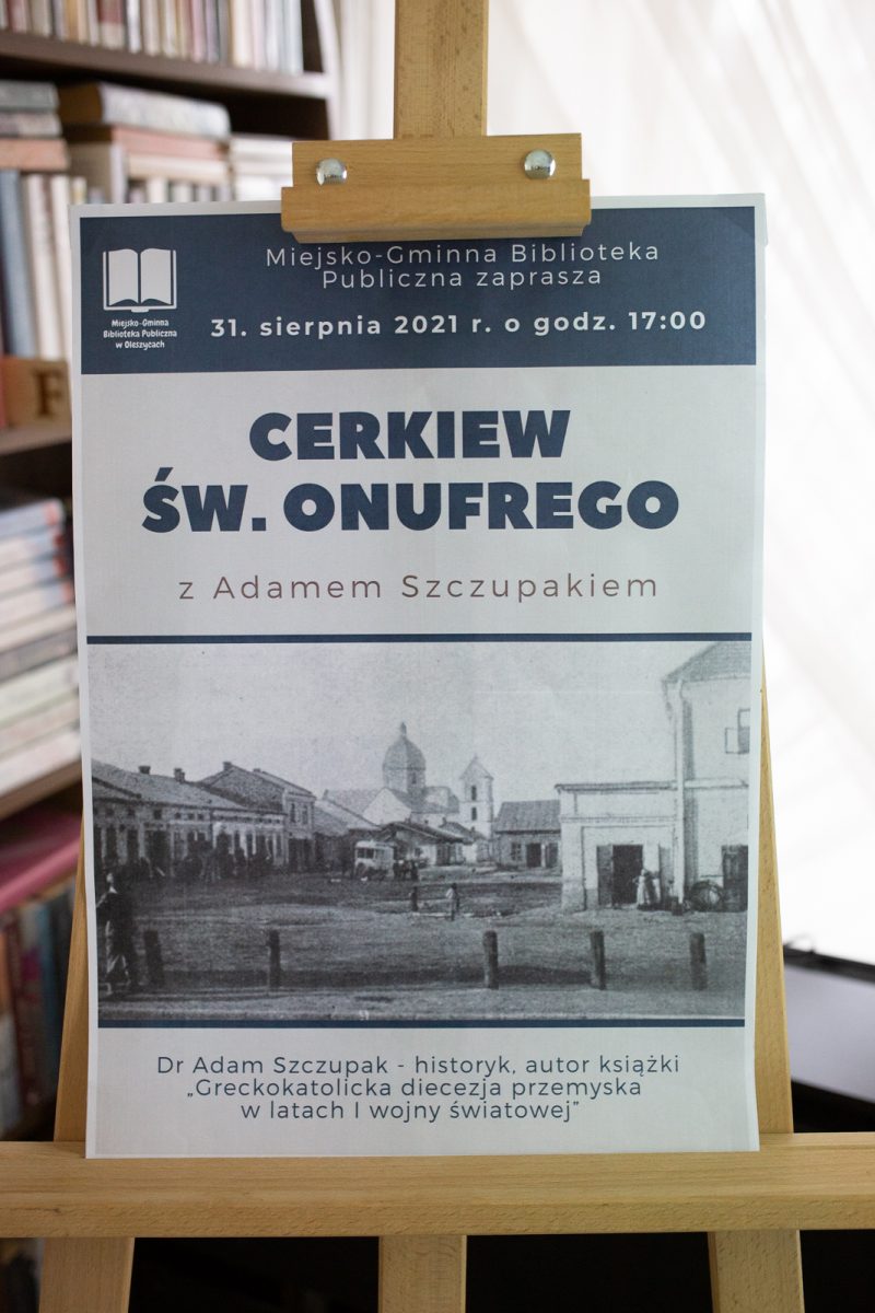 Obraz przedstawiający Spotkanie z Adamem Szczupakiem w Oleszycach [ZDJĘCIA]
