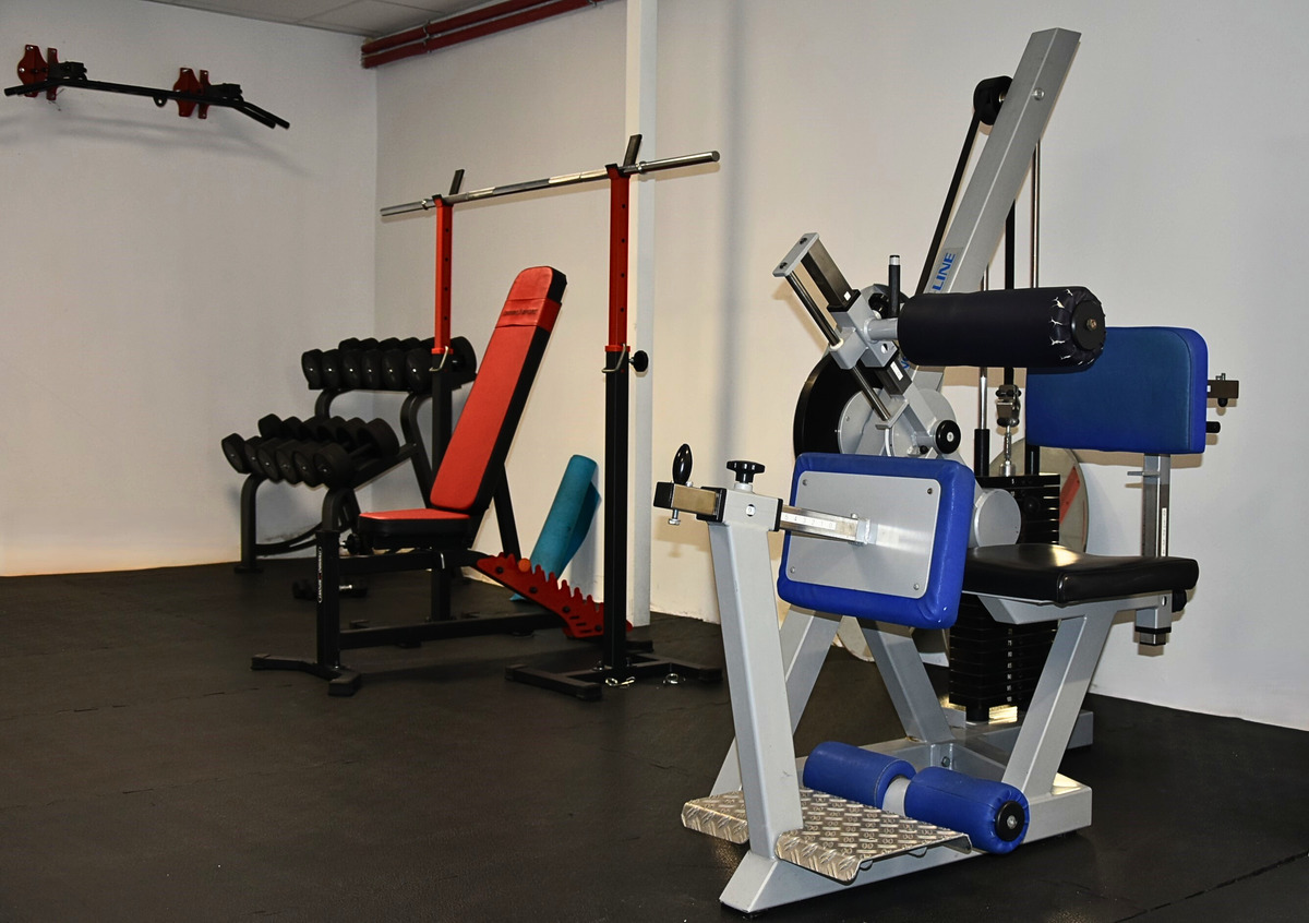 Obraz przedstawiający Nowa siłownia w Komendzie Powiatowej Policji w Lubaczowie