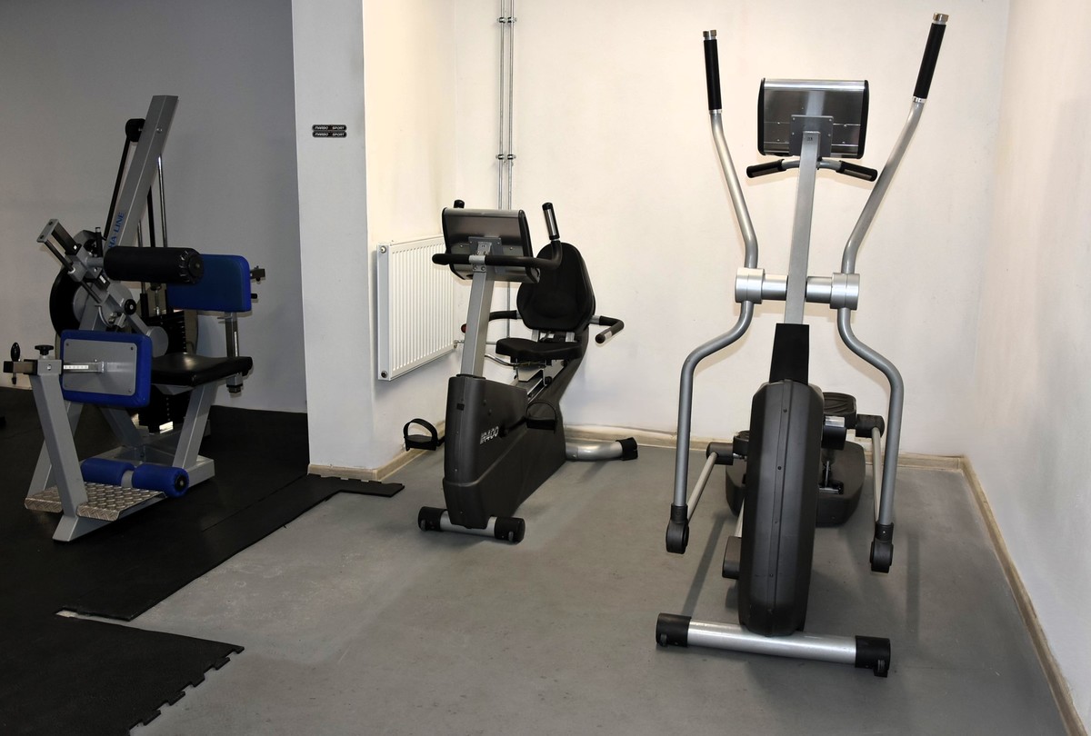 Obraz przedstawiający Nowa siłownia w Komendzie Powiatowej Policji w Lubaczowie