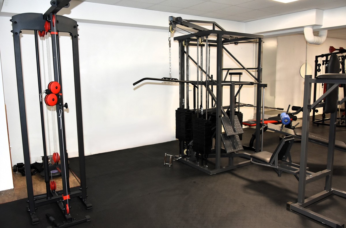 Obraz przedstawiający Nowa siłownia w Komendzie Powiatowej Policji w Lubaczowie