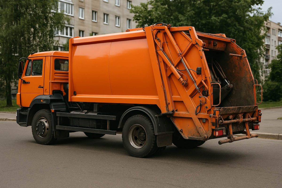 Obraz przedstawiający Zabudowy komunalnych pojazdów ciężarowych