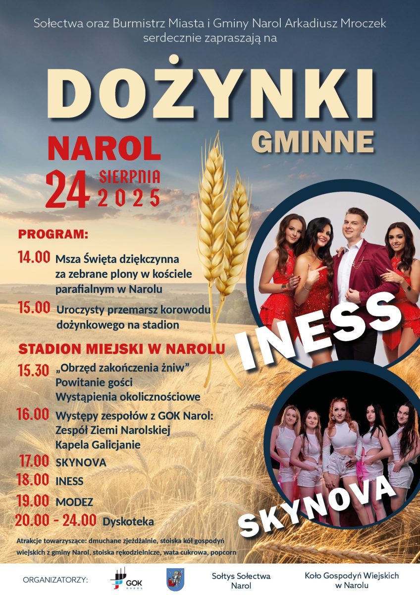 Obraz przedstawiający W niedzielę dożynki w Oleszycach, Narolu i Kobylnicy Wołoskiej