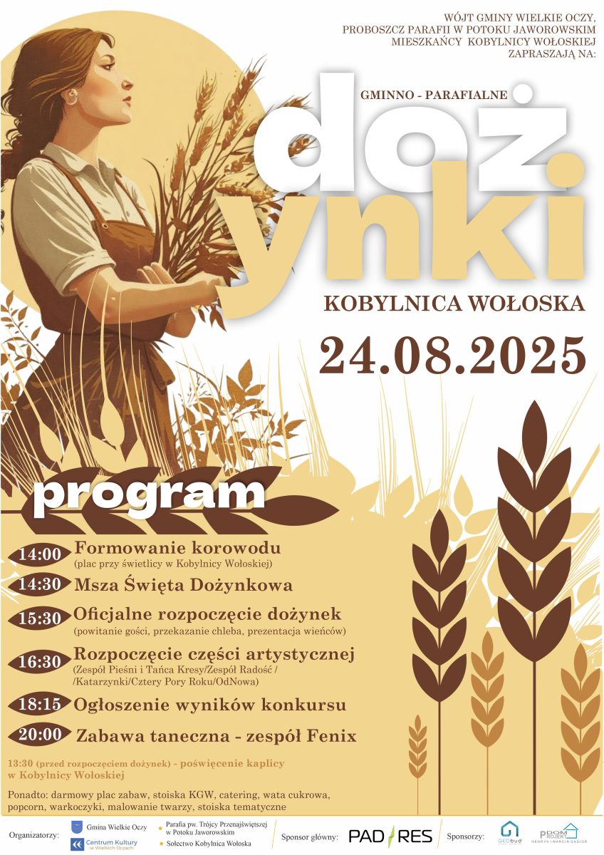 Obraz przedstawiający Przed nami Dożynki w Kobylnicy Wołoskiej