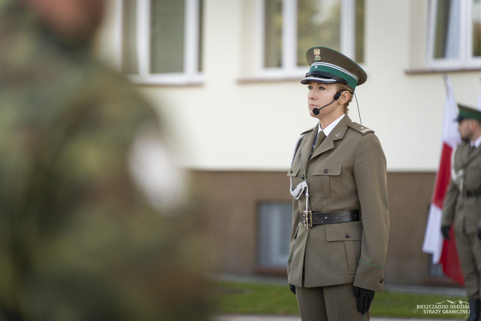 Obraz przedstawiający Nowi funkcjonariusze złożyli ślubowanie w BiOSG w Przemyślu [ZDJĘCIA]