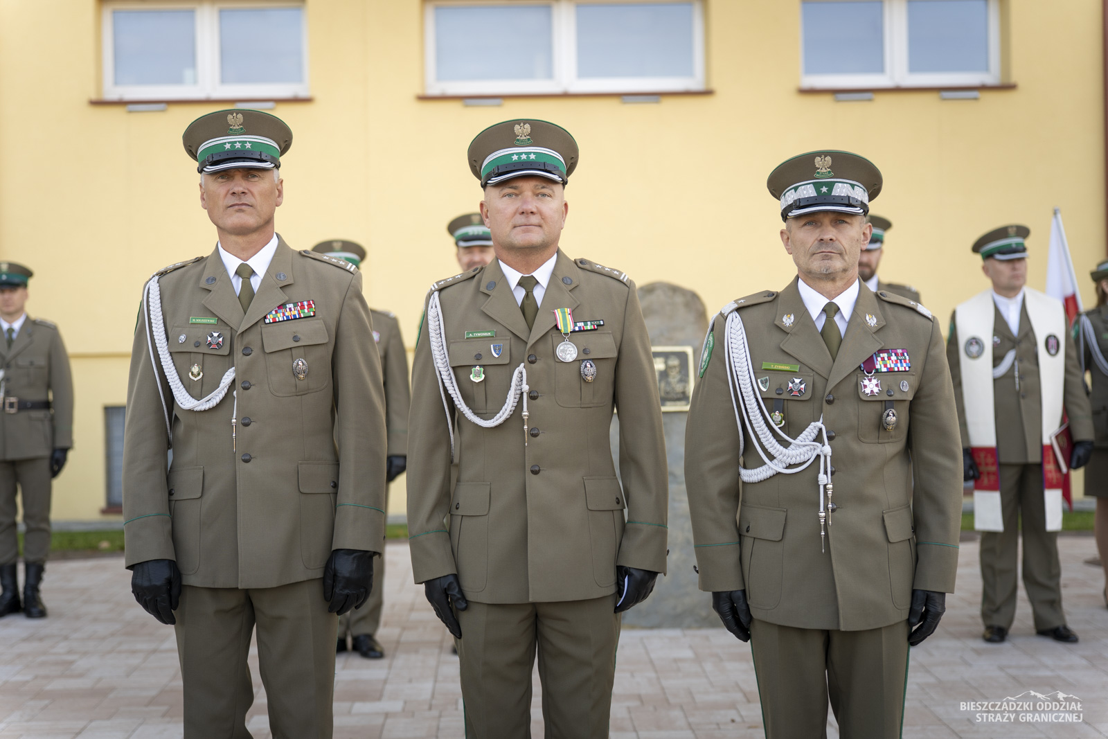 Obraz przedstawiający Nowi funkcjonariusze złożyli ślubowanie w BiOSG w Przemyślu [ZDJĘCIA]