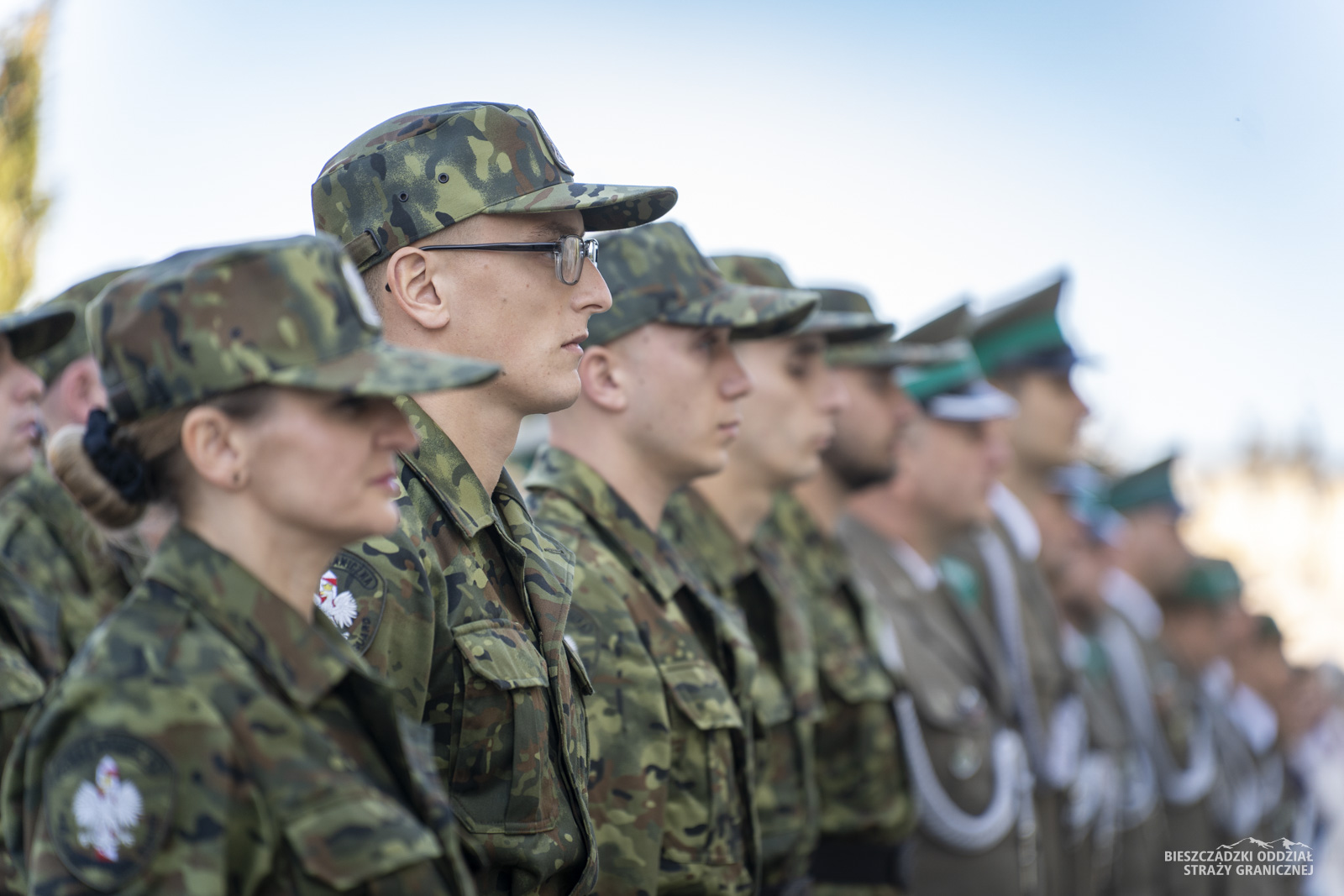 Obraz przedstawiający Nowi funkcjonariusze złożyli ślubowanie w BiOSG w Przemyślu [ZDJĘCIA]