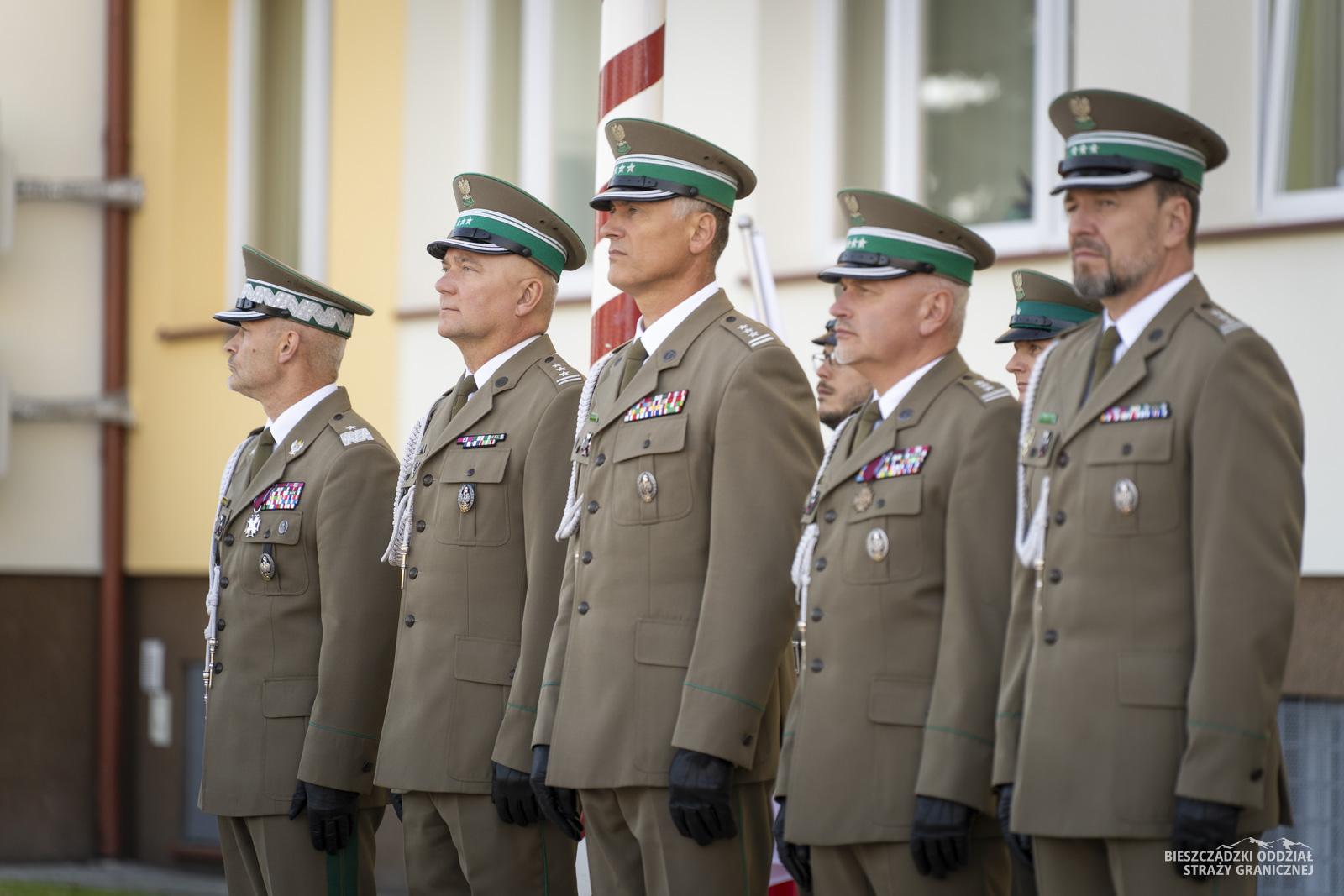Obraz przedstawiający Nowi funkcjonariusze złożyli ślubowanie w BiOSG w Przemyślu [ZDJĘCIA]