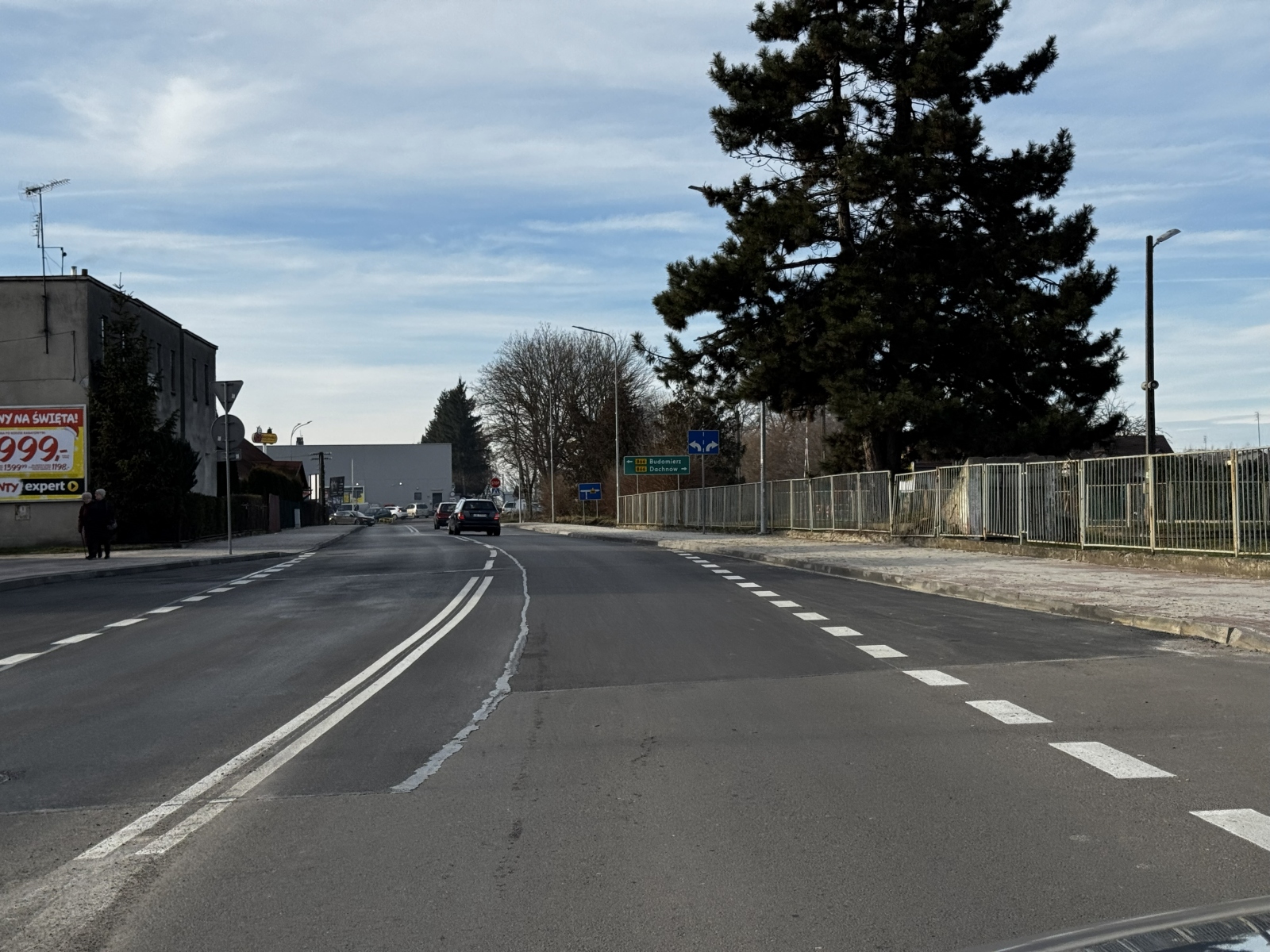 Obraz przedstawiający Ulica Kolejowa w Lubaczowie po remoncie [ZDJĘCIA]