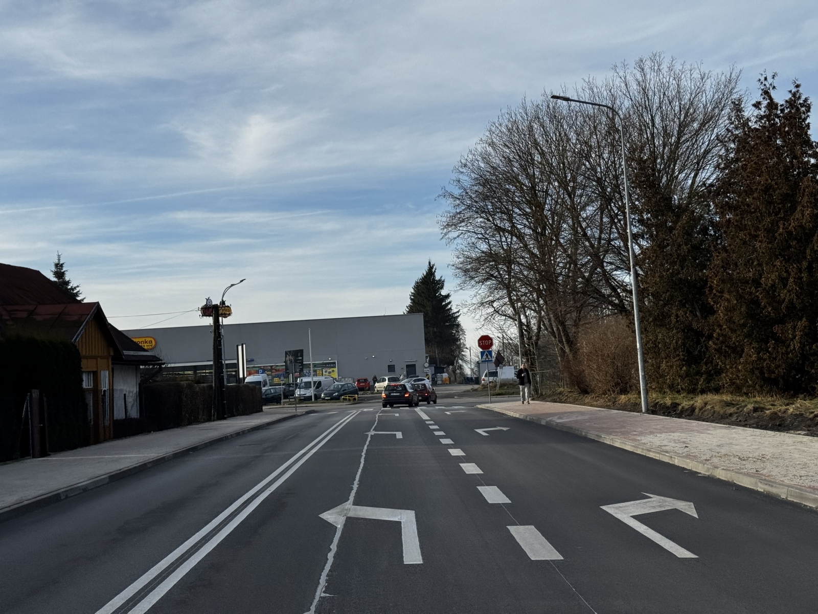 Obraz przedstawiający Ulica Kolejowa w Lubaczowie po remoncie [ZDJĘCIA]