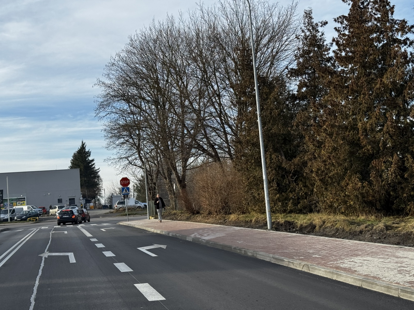 Obraz przedstawiający Ulica Kolejowa w Lubaczowie po remoncie [ZDJĘCIA]