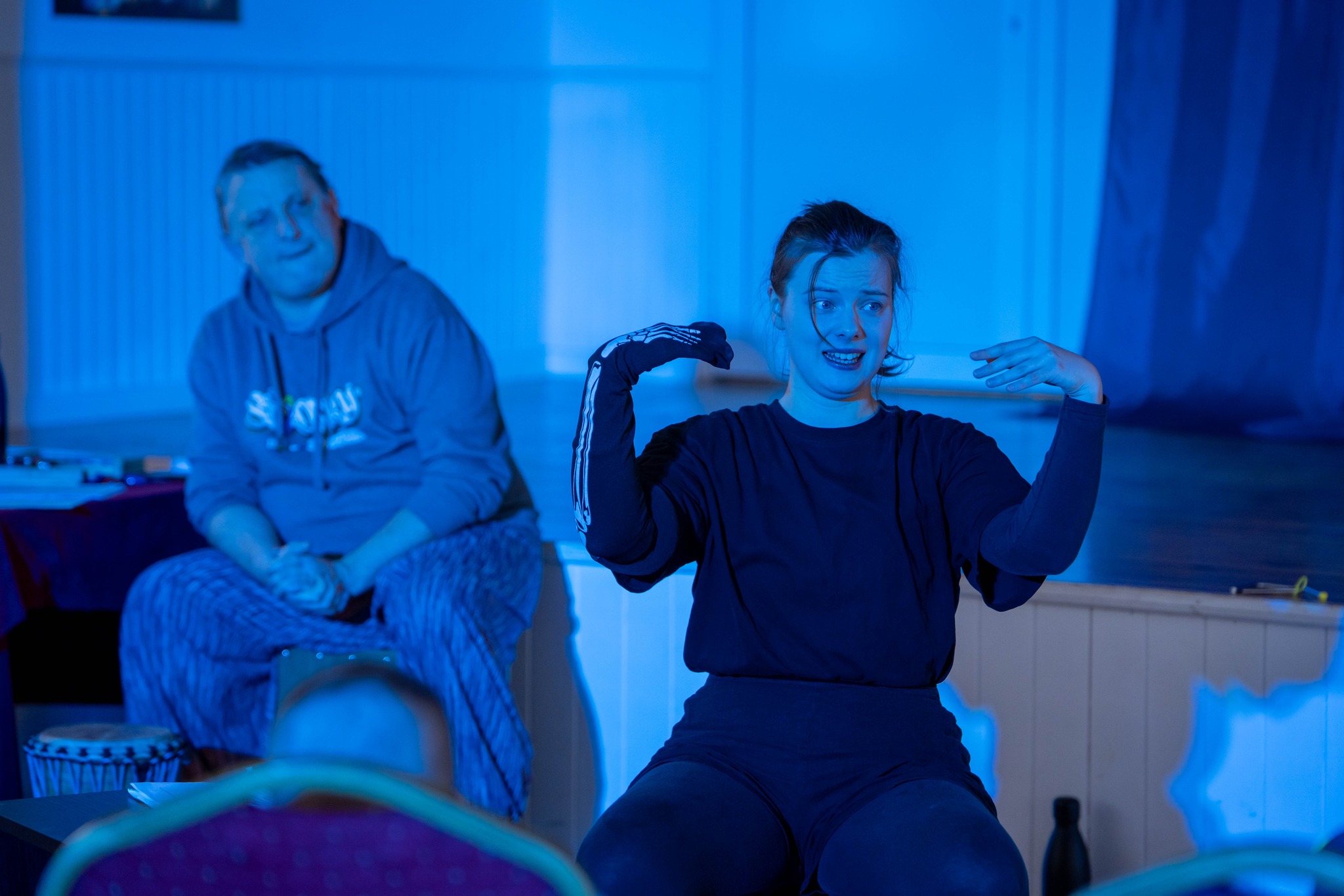 Obraz przedstawiający Najmłodsi mieszkańcy gminy Narol w krainie Królowej Śniegu