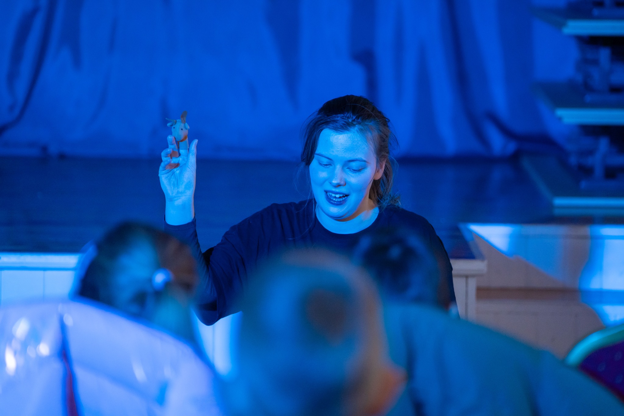 Obraz przedstawiający Najmłodsi mieszkańcy gminy Narol w krainie Królowej Śniegu