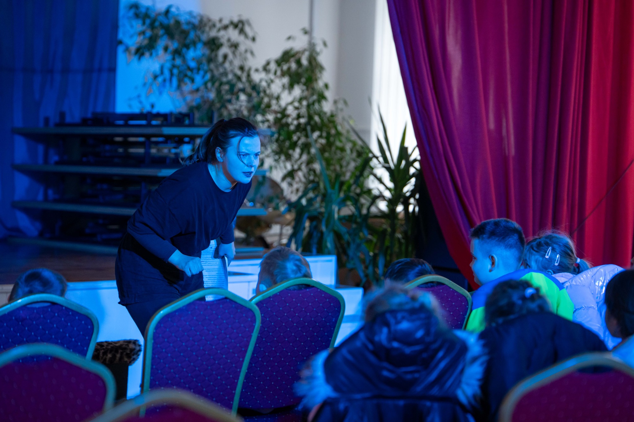 Obraz przedstawiający Najmłodsi mieszkańcy gminy Narol w krainie Królowej Śniegu