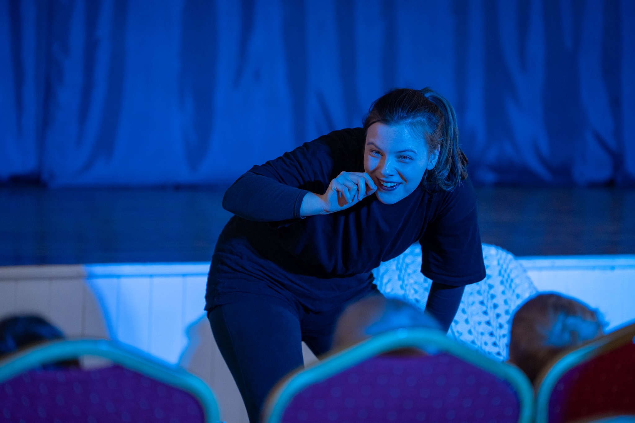 Obraz przedstawiający Najmłodsi mieszkańcy gminy Narol w krainie Królowej Śniegu