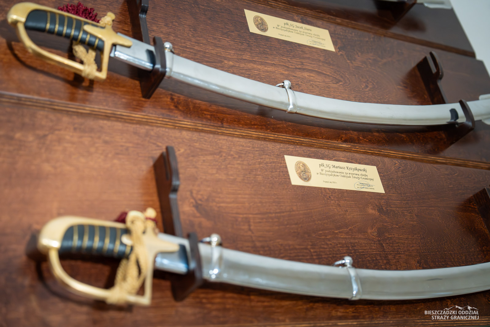 Obraz przedstawiający Pożegnanie zasłużonych funkcjonariuszy w BiOSG