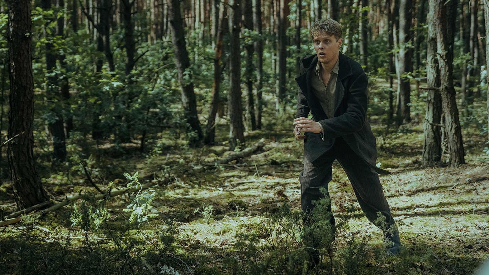 Obraz przedstawiający "Pojedynek” ze scenami ze Starych Oleszyc przedpremierowo w Rzeszowie