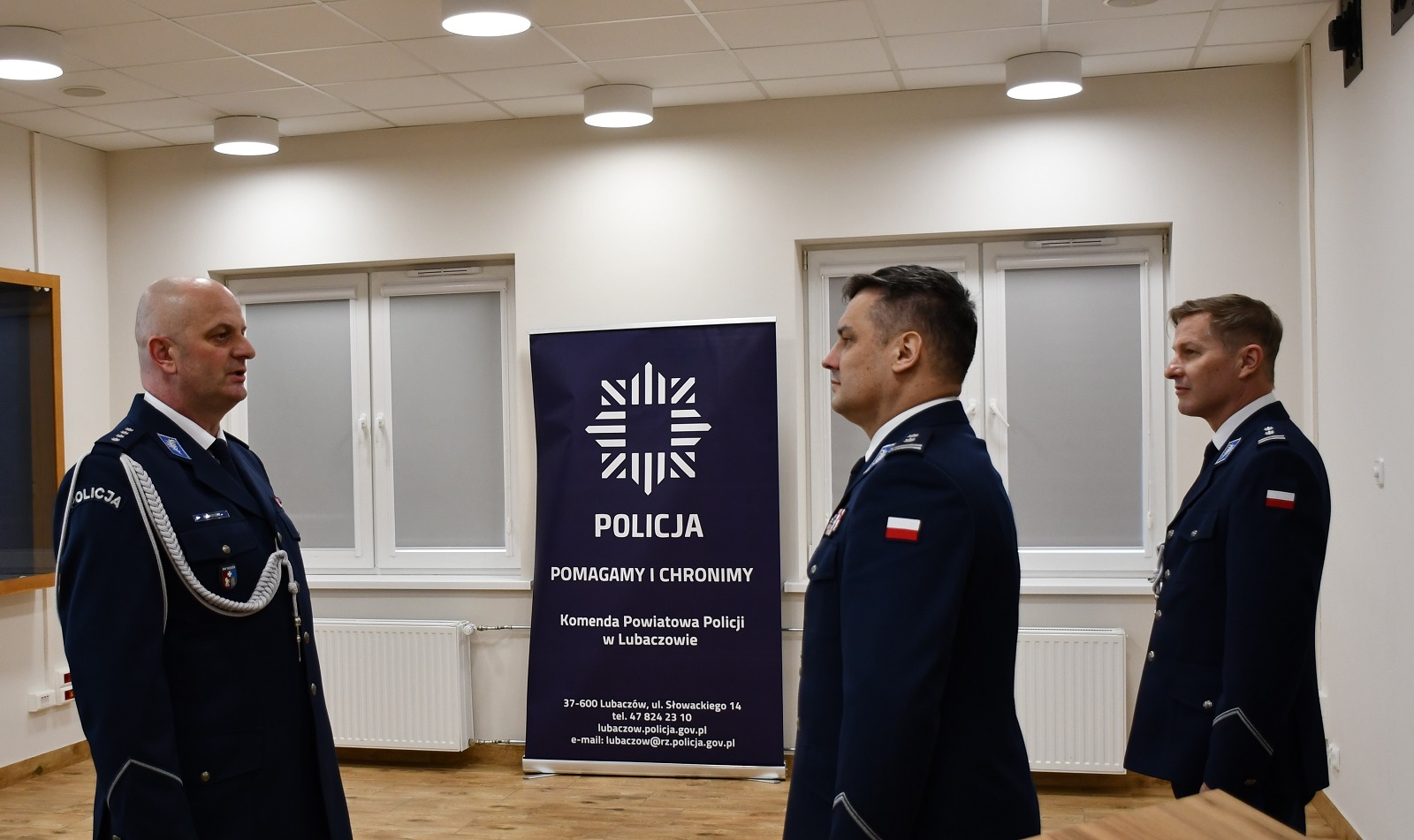 Obraz przedstawiający Jest nowy I Zastępca Komendanta Powiatowego Policji w Lubaczowie