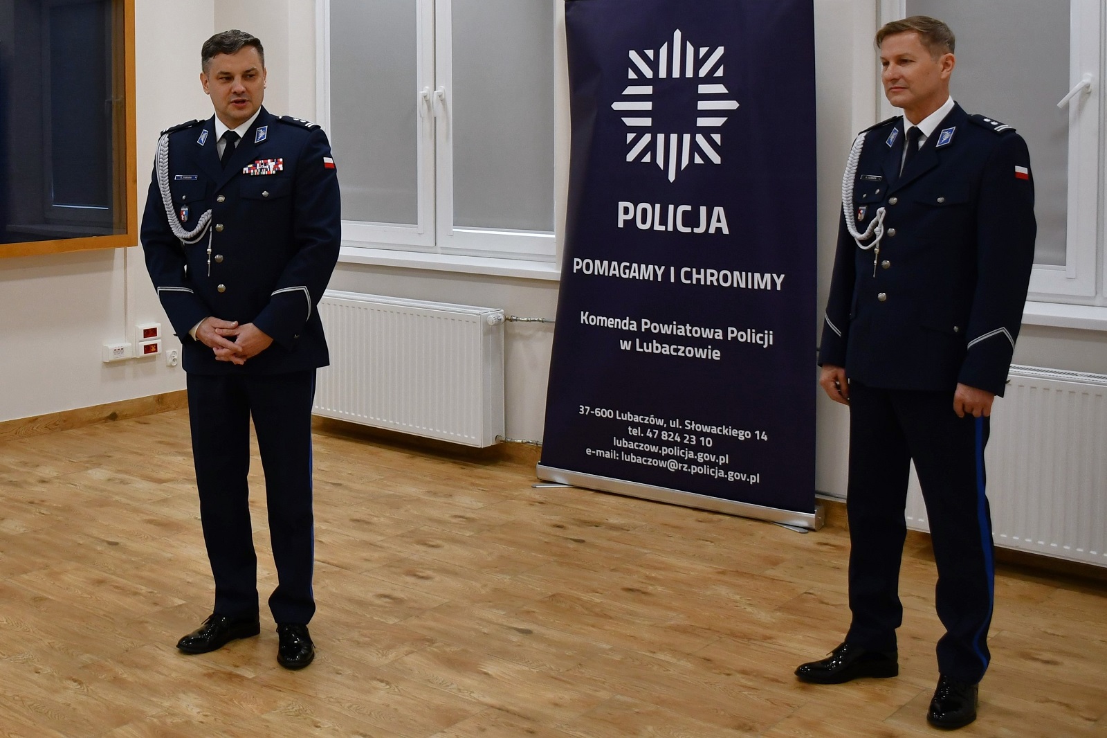 Obraz przedstawiający Jest nowy I Zastępca Komendanta Powiatowego Policji w Lubaczowie