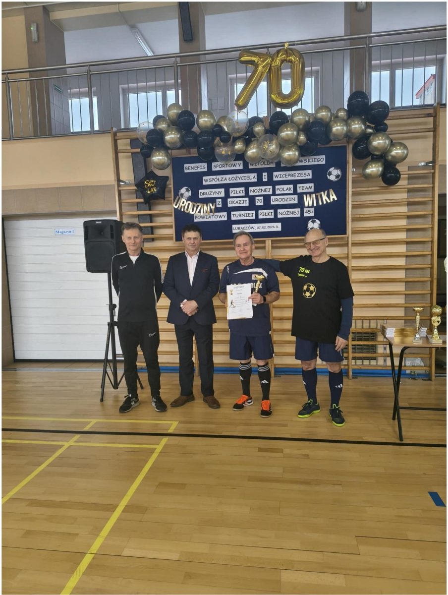 Obraz przedstawiający Sportowe święto i jubileusz Witolda Lachowskiego w Lubaczowie