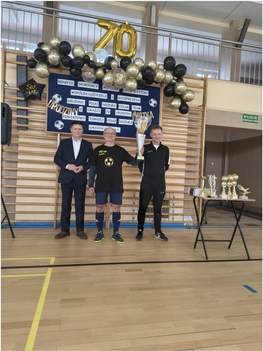 Obraz przedstawiający Sportowe święto i jubileusz Witolda Lachowskiego w Lubaczowie