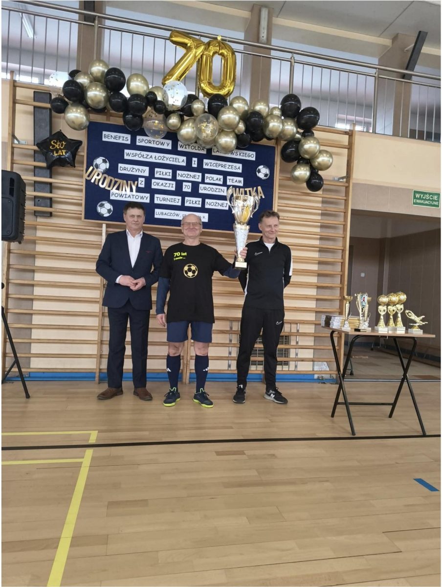 Obraz przedstawiający Sportowe święto i jubileusz Witolda Lachowskiego w Lubaczowie