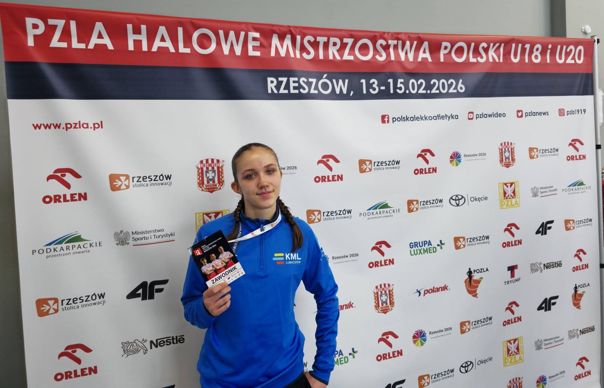 Obraz przedstawiający Sukcesy lekkoatletów z Lubaczowa na Halowych Mistrzostwach Polski