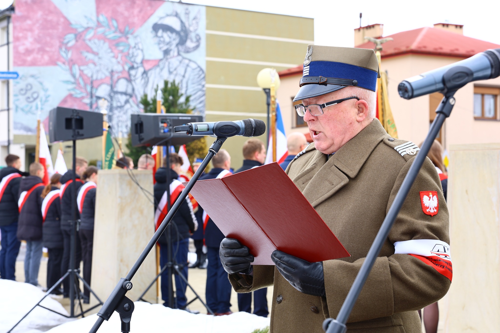 Obraz przedstawiający Lubaczów oddał hołd bohaterom Armii Krajowej [ZDJĘCIA]