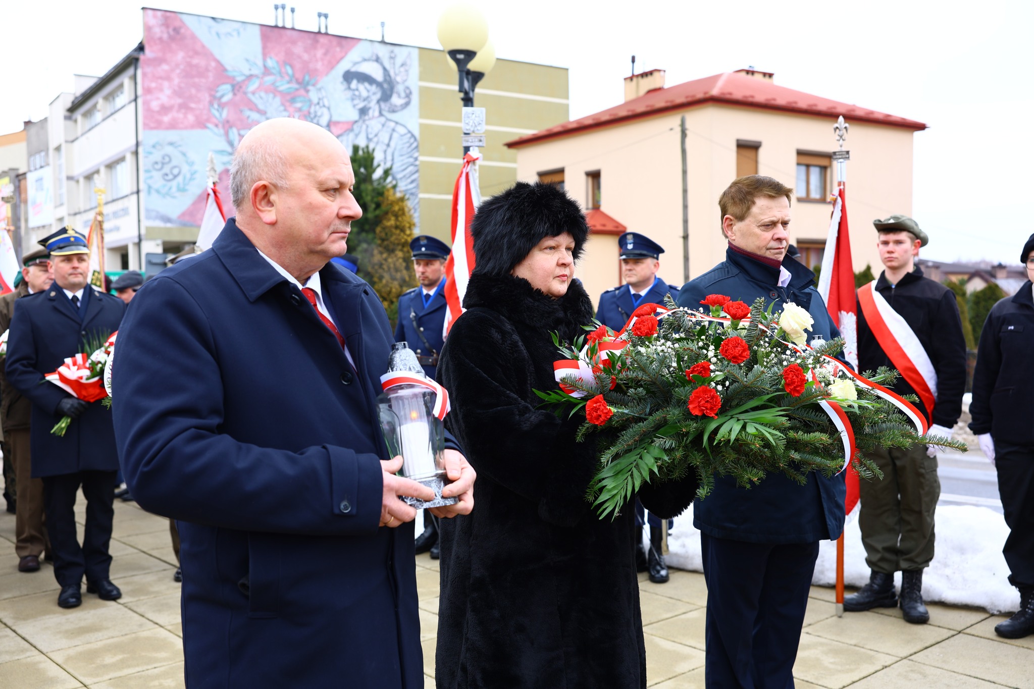 Obraz przedstawiający Lubaczów oddał hołd bohaterom Armii Krajowej [ZDJĘCIA]