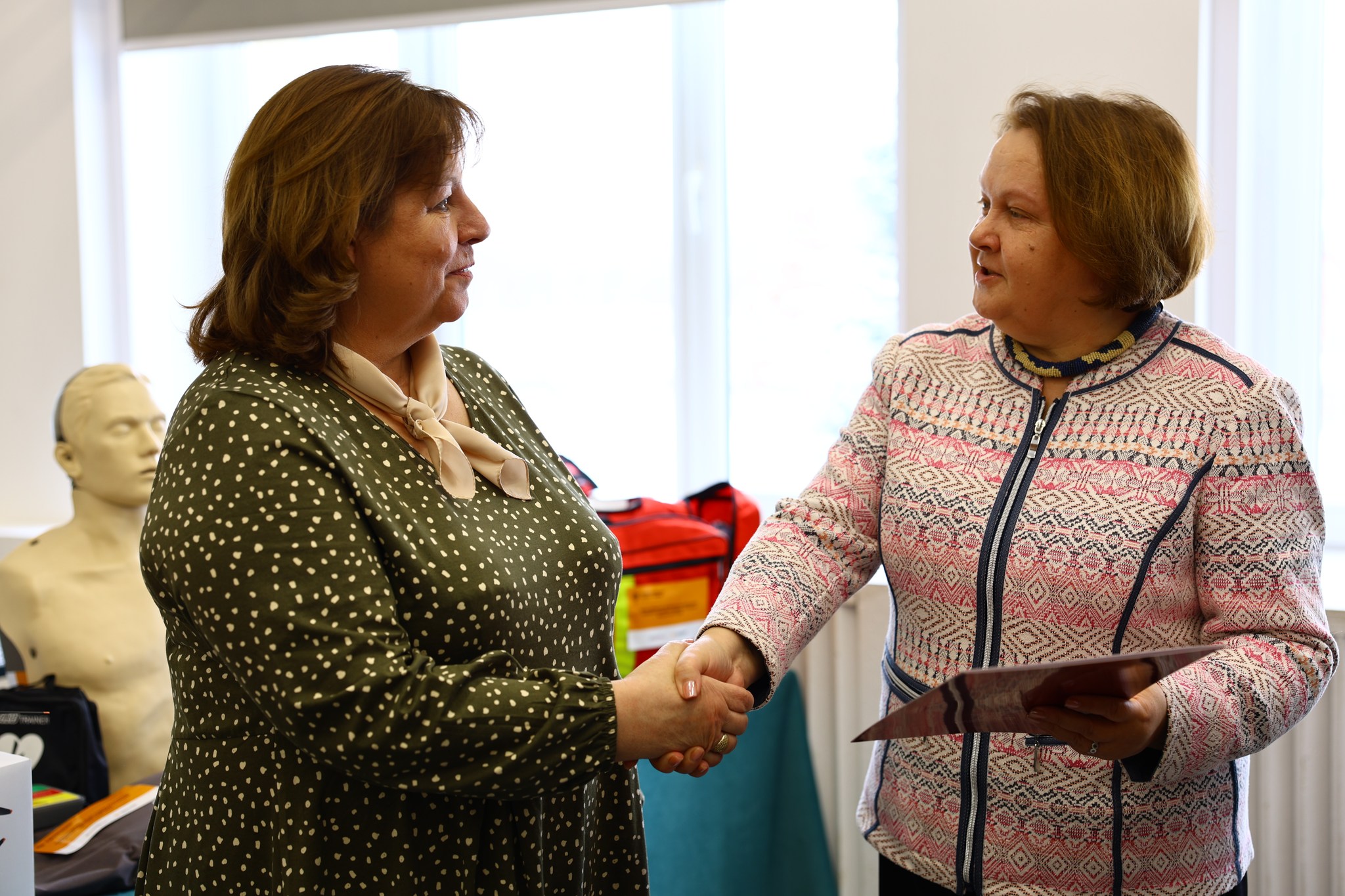 Obraz przedstawiający Klasy mundurowe ZS w Lubaczowie doposażone