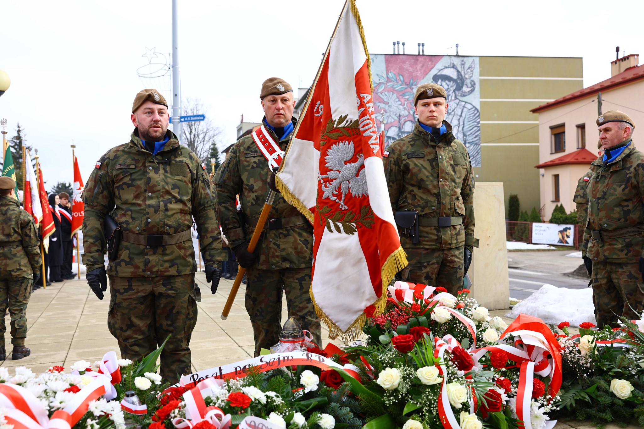 Obraz przedstawiający Lubaczów oddał hołd bohaterom Armii Krajowej [ZDJĘCIA]